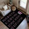 Formula Calendar Area Rug Suitable for Entryway Balcony Dormitory Kitchen Antislip Carpet Decorate Offices