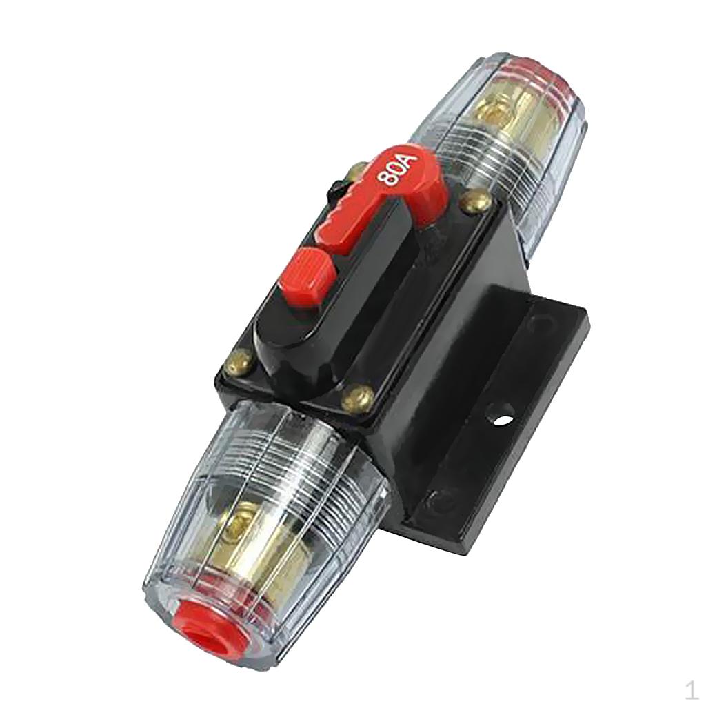 Car Audio Inline table Circuit Breaker with Manual for 4V DC Overload ion - , 80A