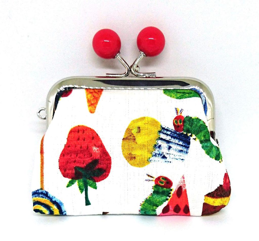 The Very Hungry Caterpillar Japanese Goods Square Coin Purse with Fruit Design 56143 2.5mm