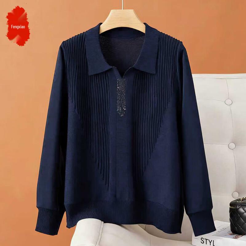 Women s 2026 Spring Polo Knit Shirt 3XL