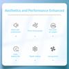 USB Rechargeable Neck Fan, 3-speed Wind Adjustment, Wireless Neck Cooling Fan, Portable Neck Fan
