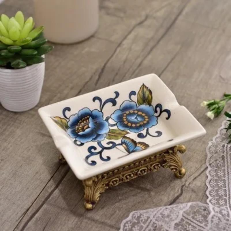 

Retro ceramic soap box European personality creative soap box toilet soap box bathroom laundry soap tray DyuIhr