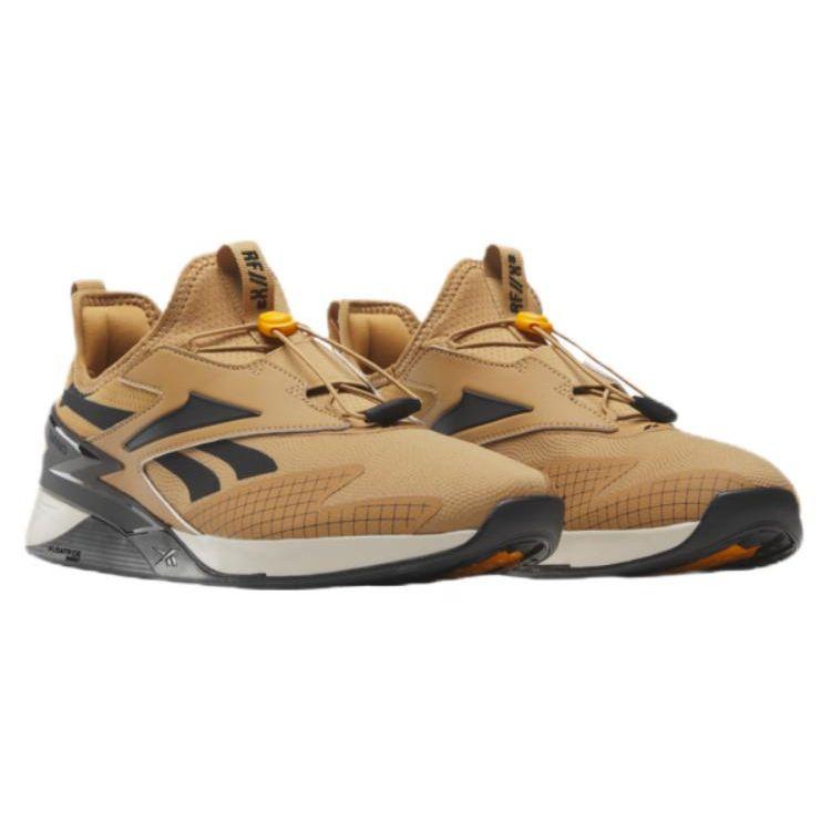 Reebok Nano X3 Froning Shock-Absorbing Low-Top Training ShoesUnisex Brown Black  100033065