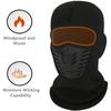 Thickened Fleece Thermal Neck Dustproof Motorcycle Mask Face Shield Skiing Riding Masked Cap  Men