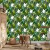 Wallpaper Leaves of exotic plants for living room and bedroom 50x1000