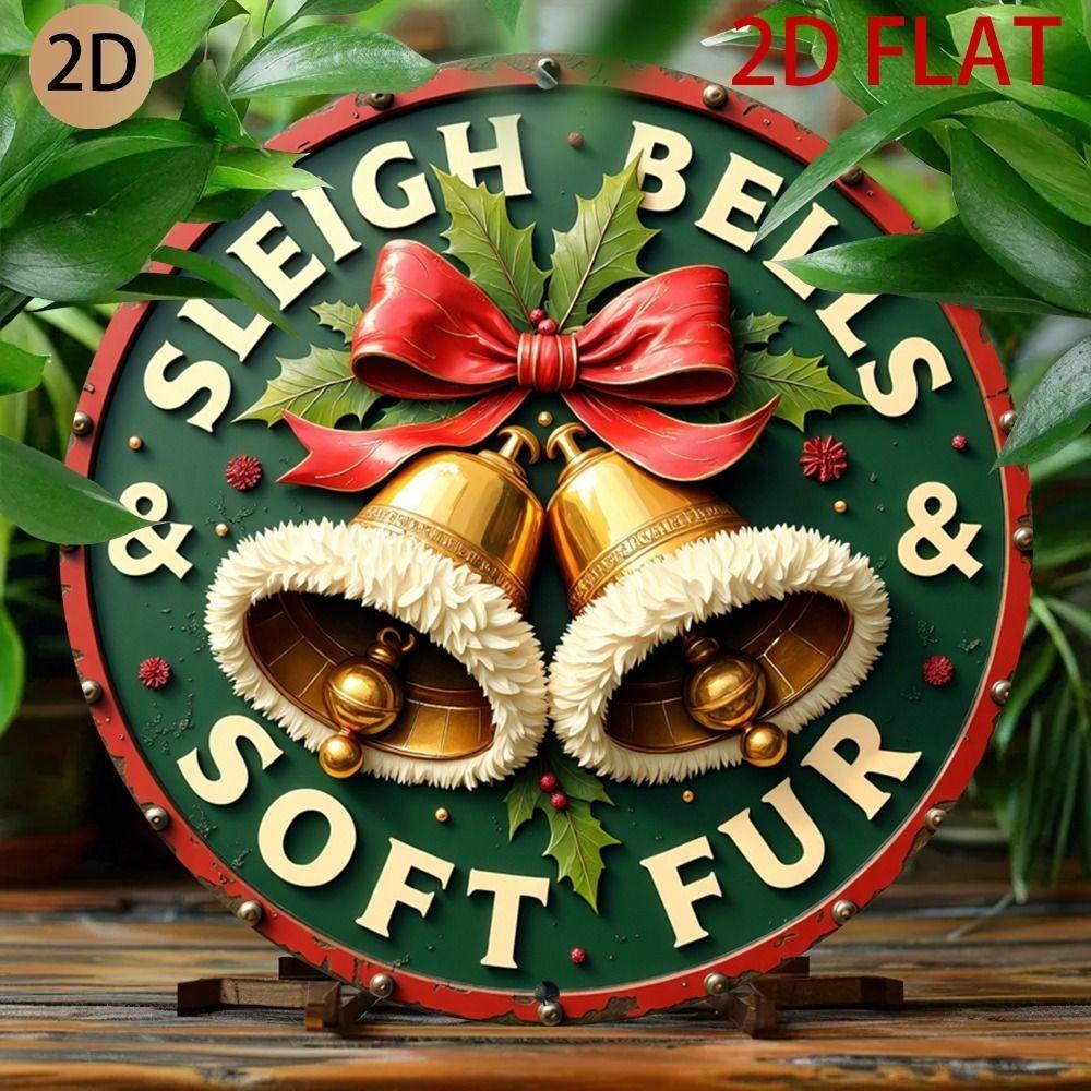 2D Flat Metal Wall Sign Decor