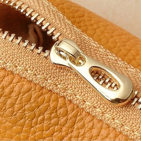 Car Key Case Faux Leather Key Bag Key Chain Pouch Zippered Car Key Bag with Metal Ring for Men Women