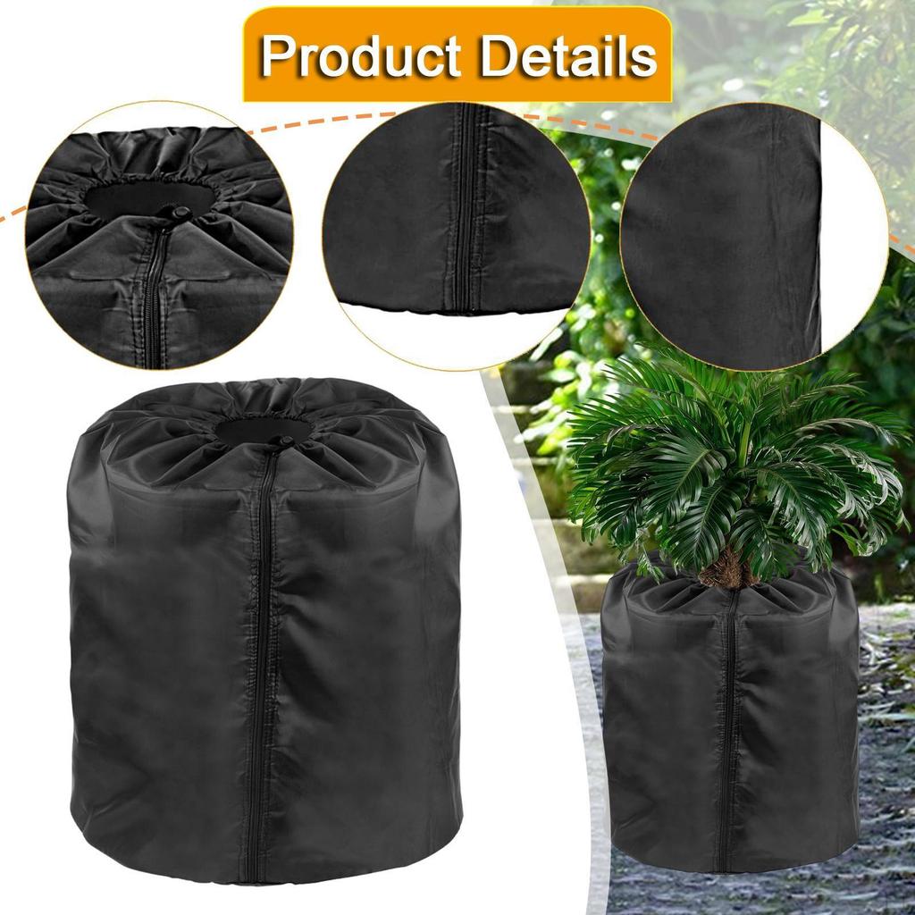Oxford Cloth Plant Pot Protection Cover Protector, Anti Frost Winter Cover, Flower
