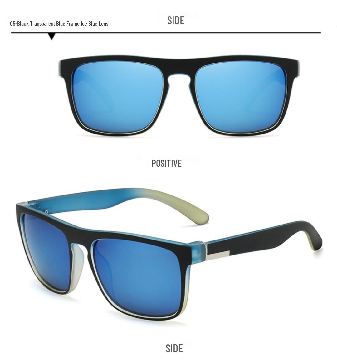 Men s Retro Sunglasses: European & American Style, UV Protection, Stylish Cycling & Sports Eyewear