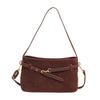 2025 new retro high-end simple commuter messenger bag large capacity niche design fashionable armpit bag