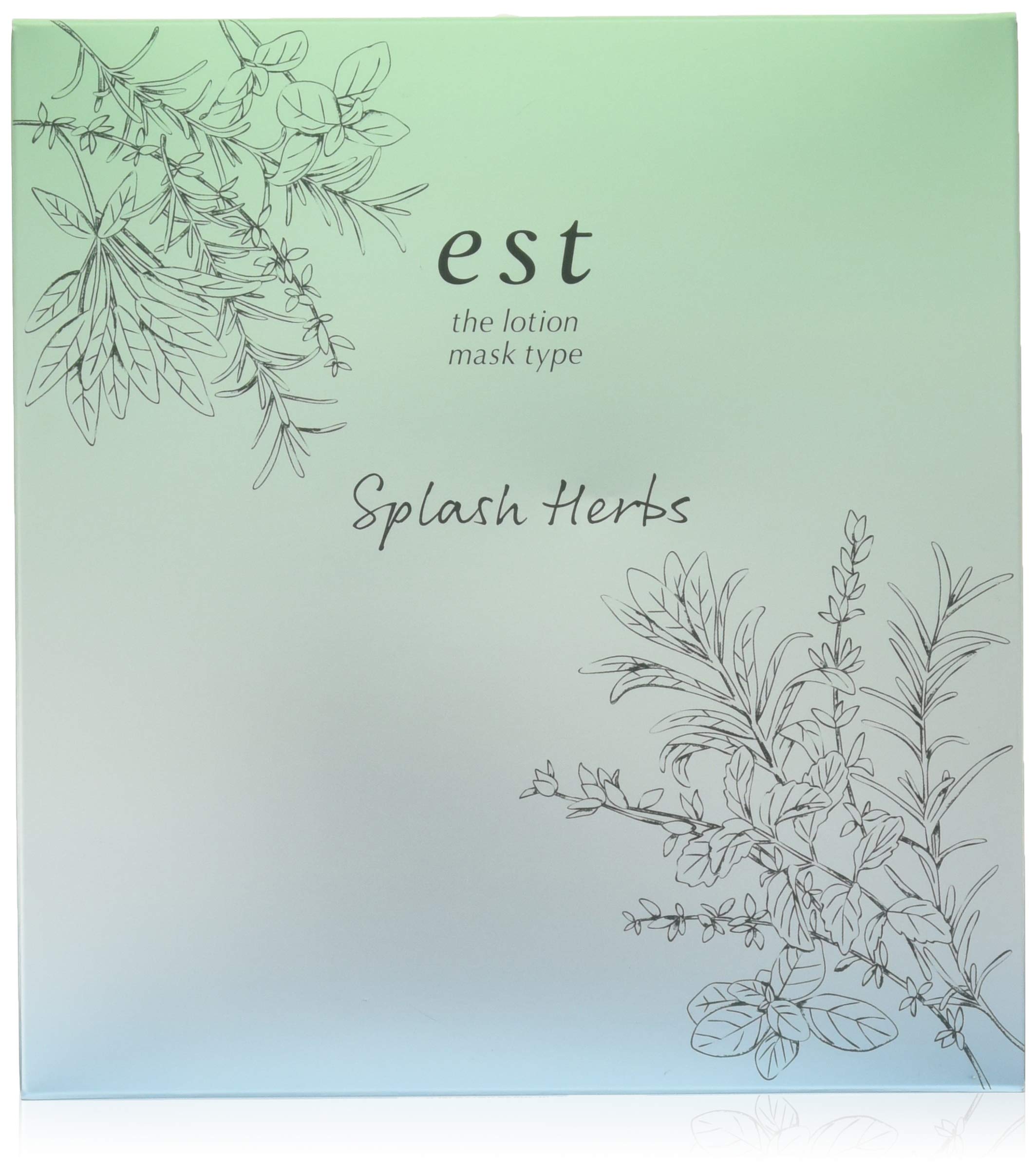 est (Est) Est The Lotion Mask Splash Herb Scent (5-pack)