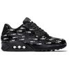 New Nike Air Max 90 All Over Print Black White 700155-015
