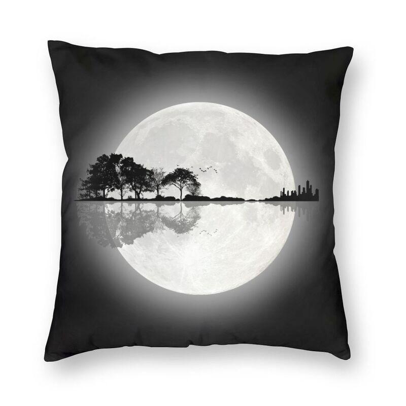 Rock Music 3D Guitar Cushion Cover 45X45 Home Decorative Print Music Note Throw Pillow Case For Sofa Double-Sided