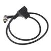D-Tap To Locking Dc2.1Mm Dc2.5Mm Monitors Power Cable Right Angle Cable Suitable For Atomos Video Assists Monitors