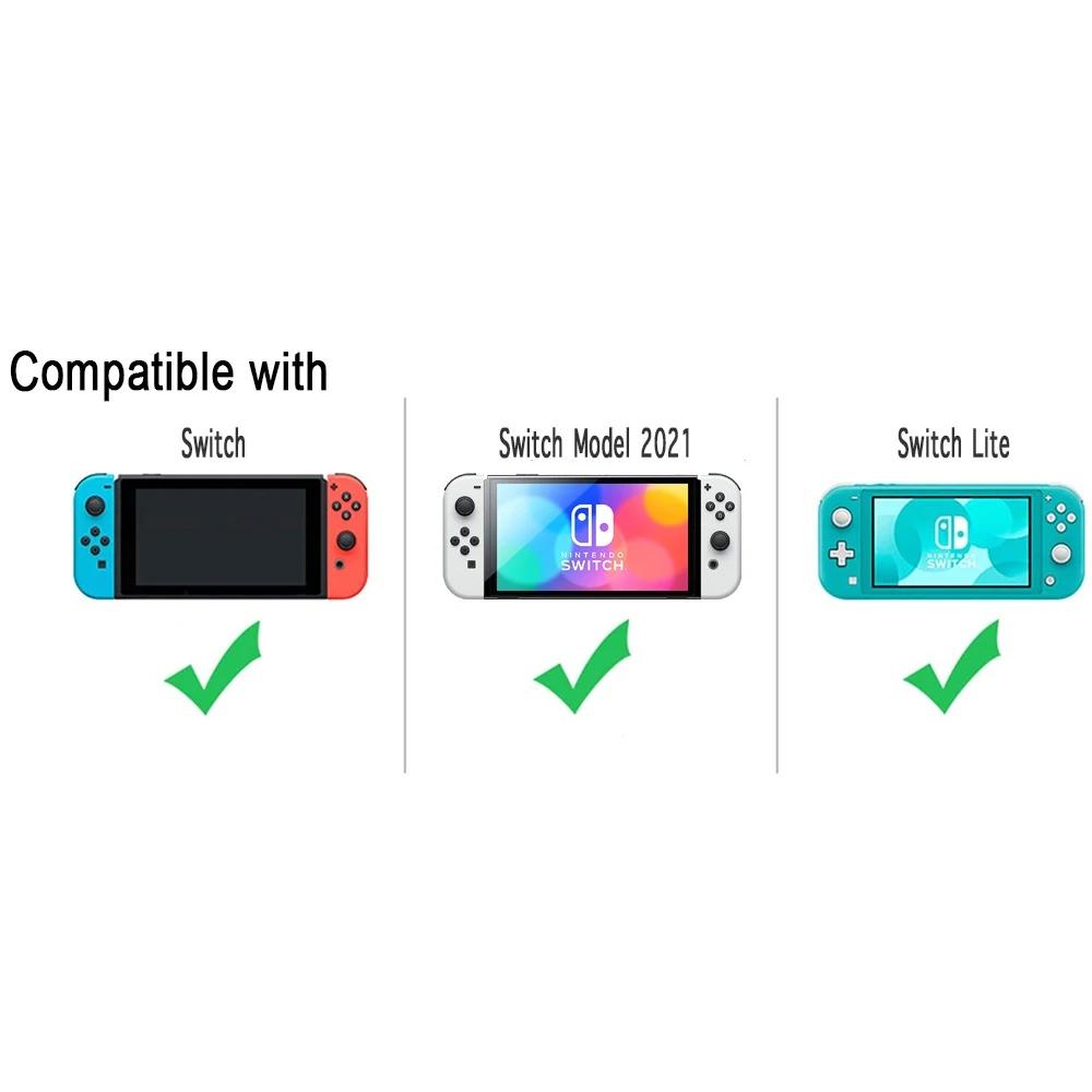 4pcs Cute Bear Paw Thumb Grip Cap Compatible with Nintendo Switch/OLED/Lite Soft Silicone Joystick Covers Non-Slip Design