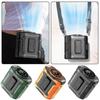Tragbarer Hüftventilator mit 100 Leistungsstufen, leistungsstarker, wiederaufladbarer Nackenventilator mit Clip-Befestigung, ideal für Baustelle, Outdoor-Aktivitäten, Landwirtschaft, Angeln und Camping.