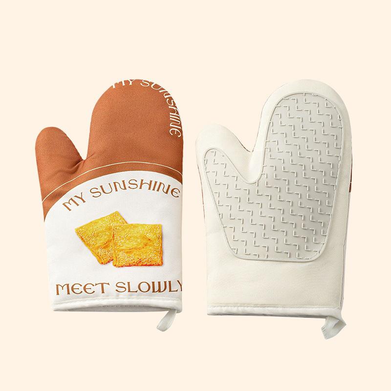 

Силиконовые прихватки для духовки Высокотемпературные Жаростойкие Защита от ожогов Нескользящие Утолщенные Для кухни Микроволновки Выпечки Десертные инструменты