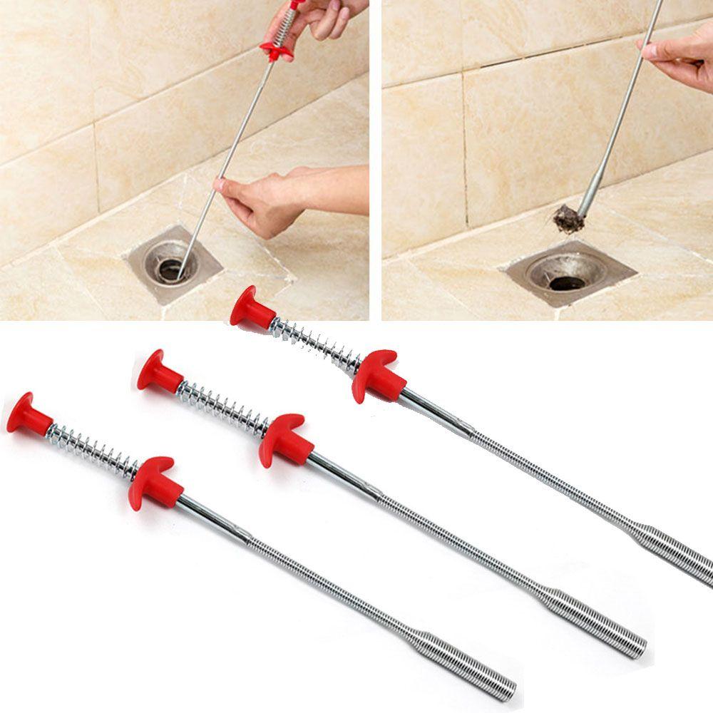 Sewer Pipeline Dredge Device Cleaning Gripper Drain Cleaning Tools Clean Hook Hair Cleaner Remover