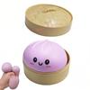 Glitter Dumpling Squishy with Box Dumplings Sensory Squeeze Toy for Stress Relief ASMR Children Adult Birthday Gifts Party Favor