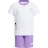 New Casual Sportswear Set White/Merged Violet Children Aged 3 7 Years Old JM7977