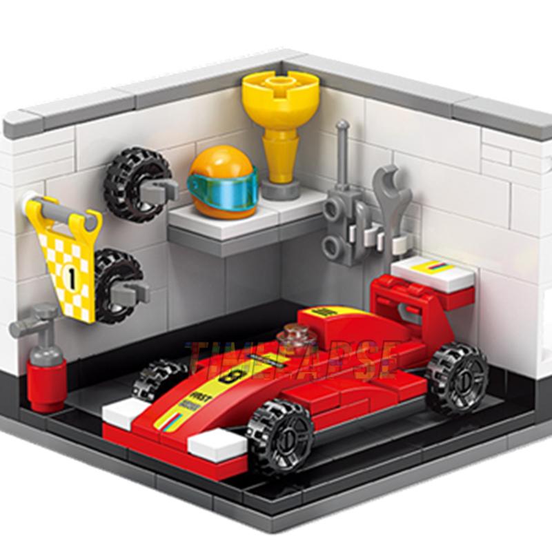 Dreams House Racer Car Doctor Painter Musician Scientist Pastry Chef Cameraman Astronaut Building Blocks Kit Brick Model Toy