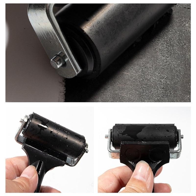 Multipurpose Art Roller Steel Frame Rubber Drawing Roller Tool for Artist Beginner Drawing Printing Creative Project