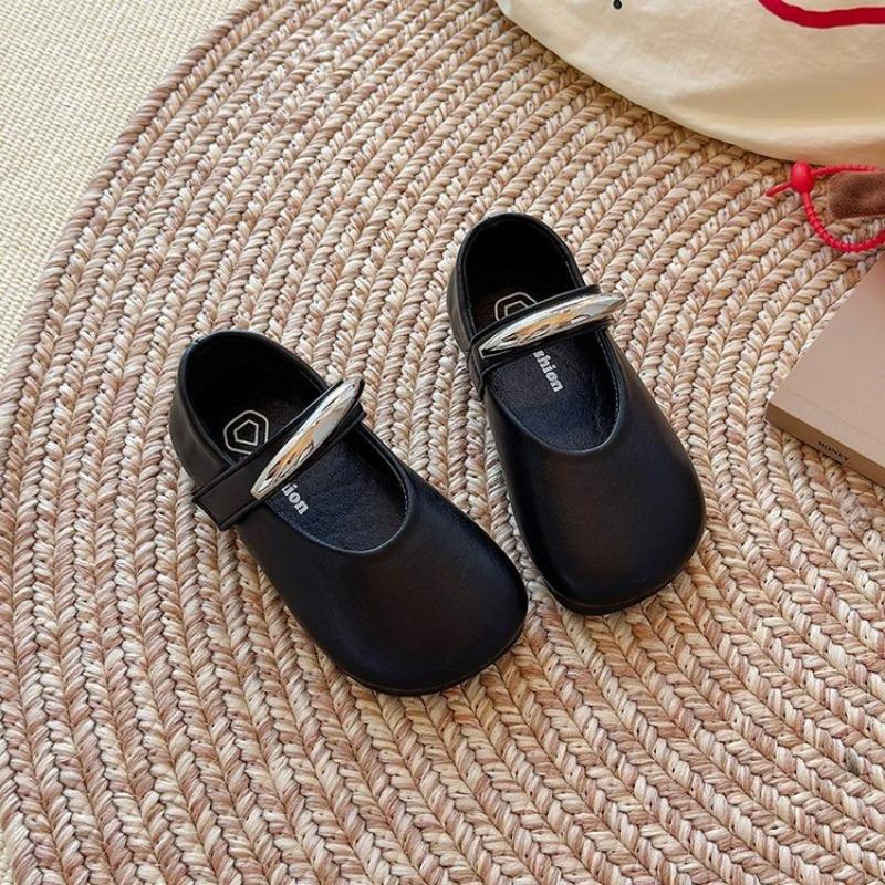 Girls' Fashionable Princess Shoes Baby Girls' Korean Style Leather Shoes Lightweight Mary Jane Shoes