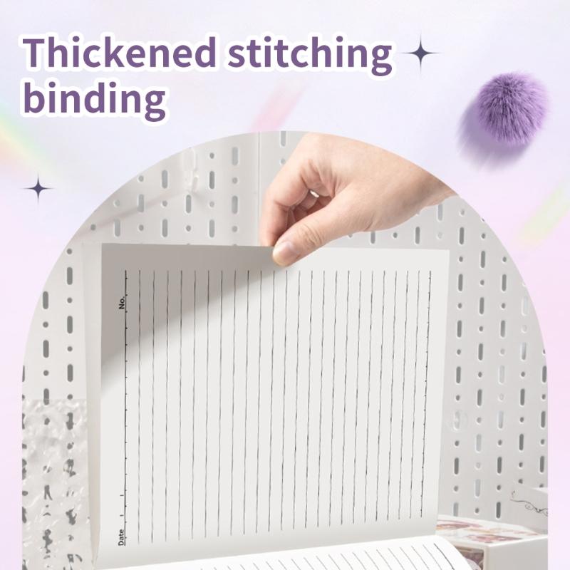 4Pcs Softcover Notebook 80 Pages Wide Lined 7x10Inch College Ruled Journal Thread Binding Notepads for Office School