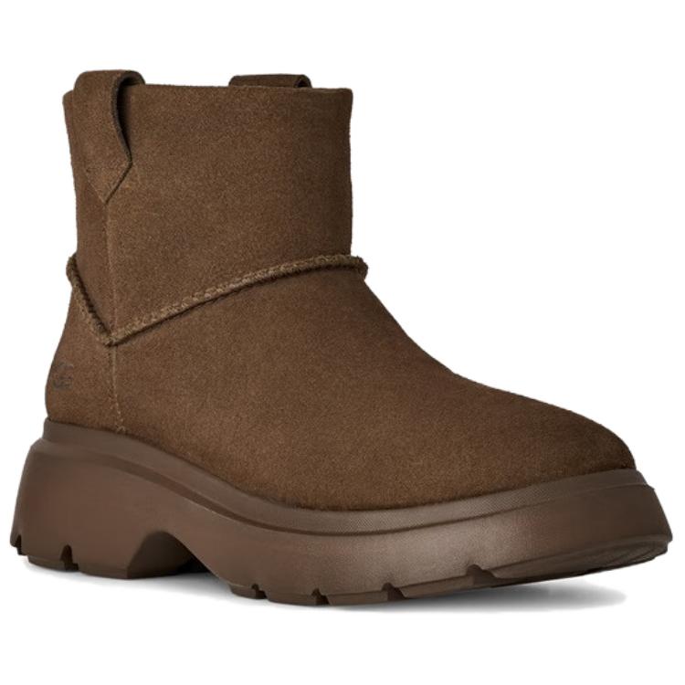 UGG Calimuze Mini Pull On Comfortable Simple Snow Boots Women Boots Dark-Brown 1174516-DRKT