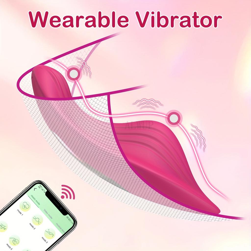 APP Vibrating Wearable Adult Toy, 9-frequency Vibration, Female Sex Toy, Remote Control
