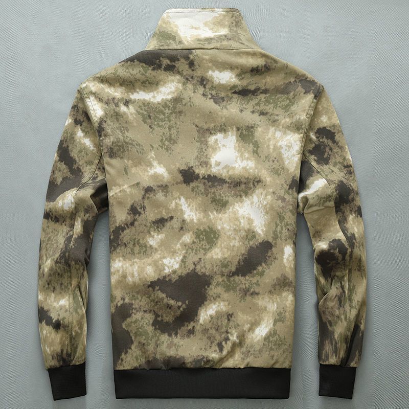 Men's Camouflage Workwear with Large Pockets and Wear-resistant Suit