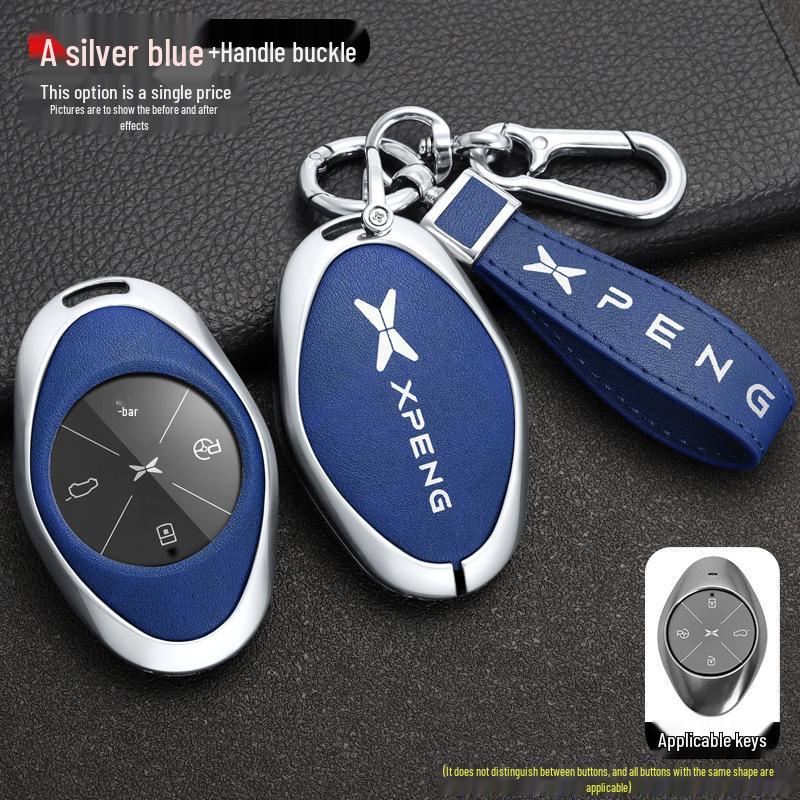Xpeng P7/G3i Car Key Shell & Case: 2021/2022 Metal Key Holder
