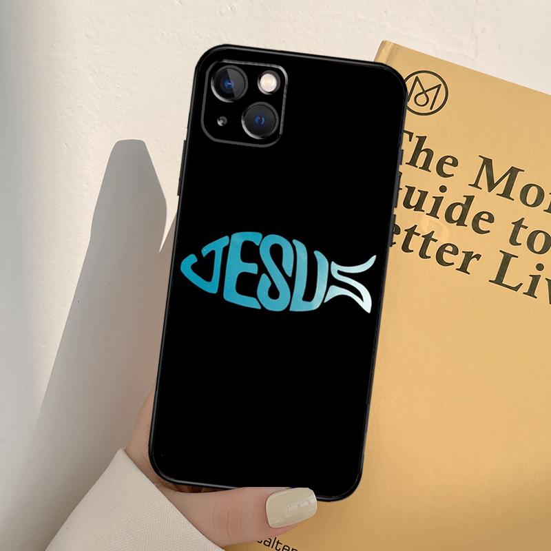 

Fish Symbol Jesus Christ Christian Phone Case For iPhone 17 16 14 13 12 11 15 Pro Max mini XR 16e 15 16 Plus 17 Air Full Cover iPhone 17 Pro