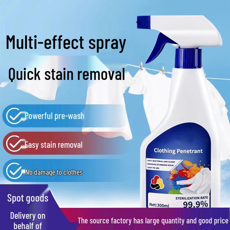Universal Clothing Stain Remover Spray - Whitening & Odor Eliminator