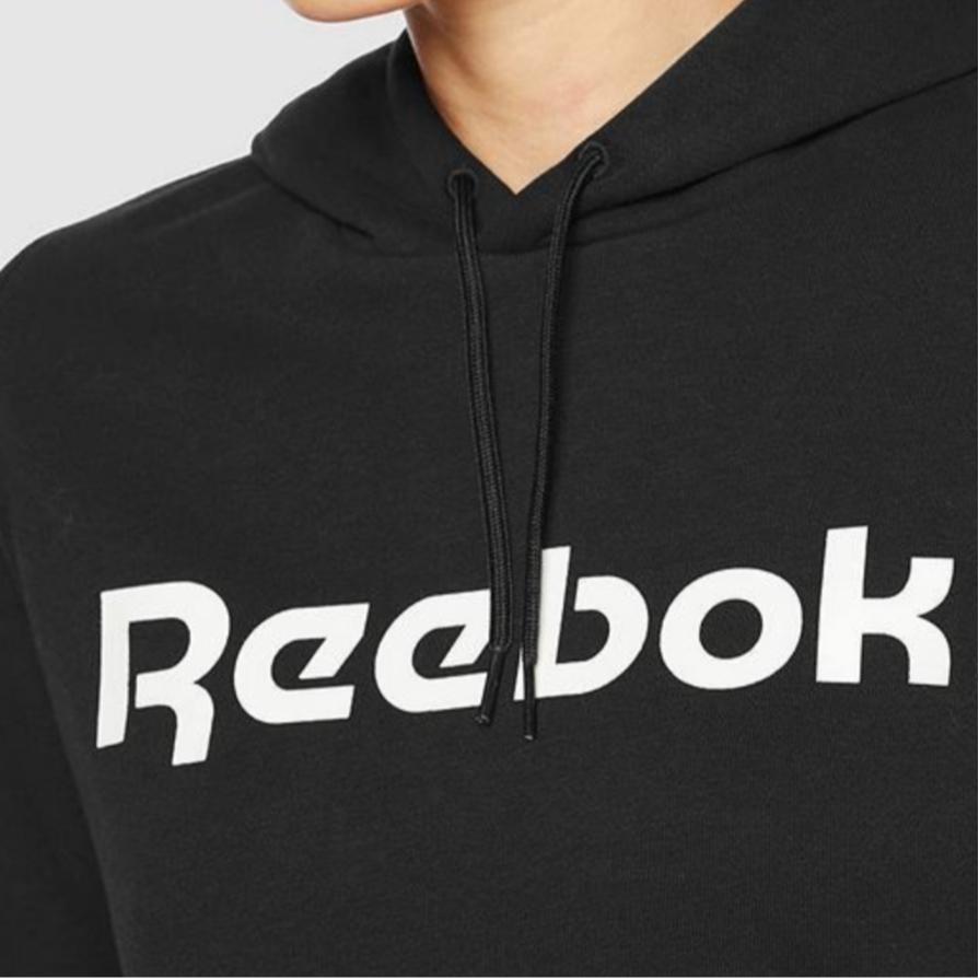 Reebok Lettered Slim Fit Hoodie Women hoodies Black GV5519