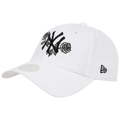 New Era Mlb New York YankeeS Damska S Kwiatowa 9forty Regulowana Czapka