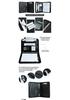 Multi-Functional A4 PU Leather Ring Binder & Zipper Handbag