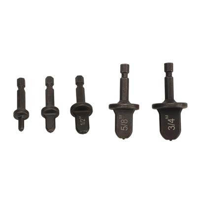 5pcs Copper Tube Expander Copper Pipe Swaging Tool Drill Bit Set for Air Conditioner Repair
