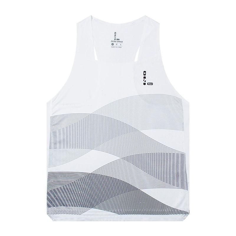 Summer Basketball Mesh Tank Lightweight Marathon Running Sport Vest Tops Track Field Training Jersey Shirt Vest Men's Clothes
