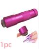 1/2pcs Silicone Press Nail Lamp Handheld Nail Art Drying Lamp with Silicone Stamper Mini Light Therapy Lamp Small and Portable