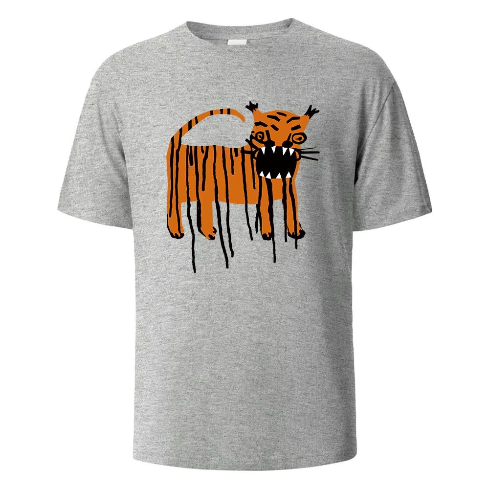 Summer Pattern Printed Short Sleeved Tshirt Fashionable Simple Comfortable Breathable Unisexs And Unisexs Tshirt