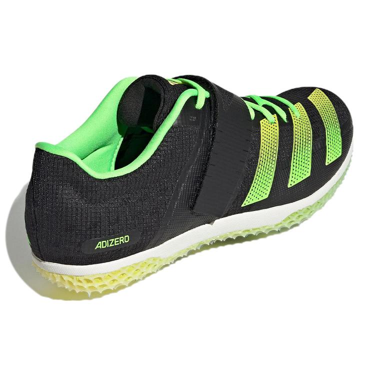 New Adidas Adizero High Jump 'Black Solar Green' GY8397