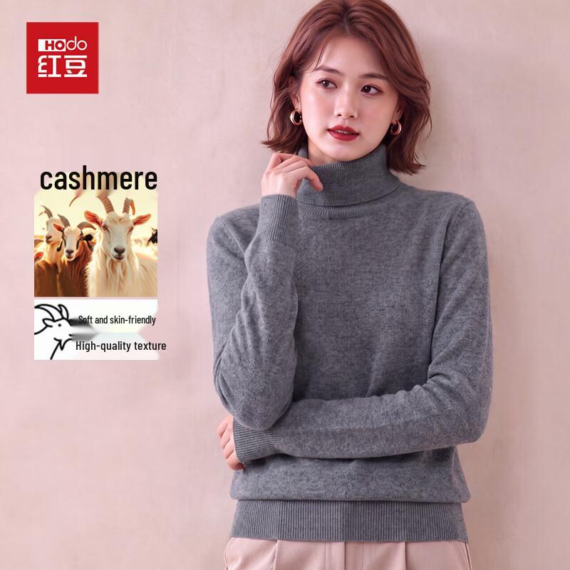 Women's 100% Cashmere Turtleneck Pullover Sweater