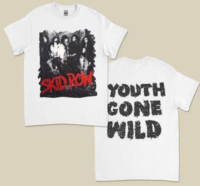 Vintage Skid Row Metal Rock Konzert Tour 1989 T-Shirt - Beidseitig
