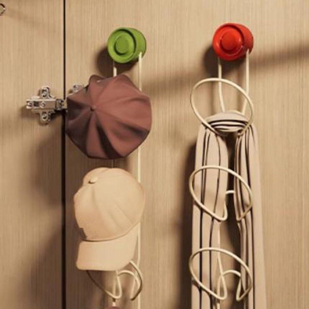 No Punching Suction Cup Hat Organizer Stackable Hat Storage Rack Baseball Cap Hanger for Home