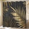 1pc Bathroom Shower Curtain, Club Theme Party Tropical Style, 70.87x70.87inch with 12 Hooks, Home Decor