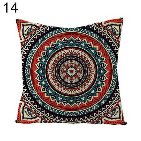 

Богемная Мандала, льняная наволочка, чехол для подушки, домашняя кровать, диван, автомобильный декор