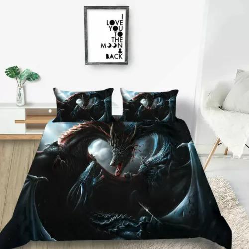 

Comforter Dragon Bedding Decoration Gift First Choice Suitable For Children Boys Girls And Adults Soft Warm And Breathable Comforter (quilt)-EU Single(135*200cm)3pcs