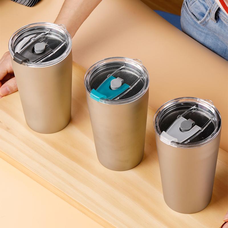500ml Outdoor Titanium Teacup Double Wall Camping Beer Cup 500ml Water Cup with Lip Camping Equipment Picnic Cookware