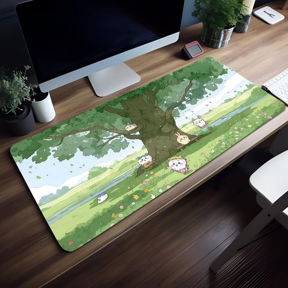 Mouse Pad Japanese MousePad Creature Non-slip Lockedge Cute Office Student Gaming Thickened Kawaii Large Writing Pad Cushion